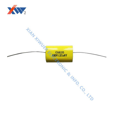 Guter Preis 100V 57 uF Wechselstrom-Polypropylen Folienkondensator CBB20 axiales metallisiertes online