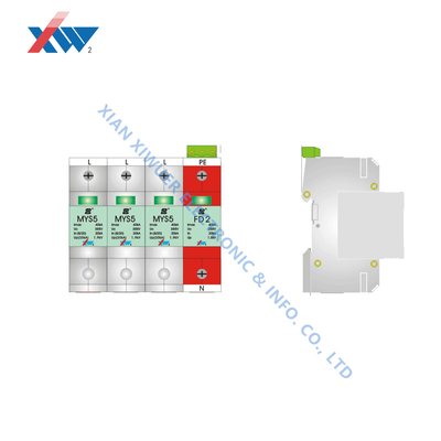 Überspannungsschutz 420V AC 20kA 4P Smart Power Supply Photovoltaik Blitzschutz Haushaltsüberspannungshalter SPD