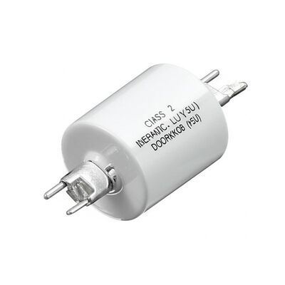 High Voltage Doorknob Capacitor with Class 2 Ceramic (Y5U) Low Inductance and High Insulation Resistance